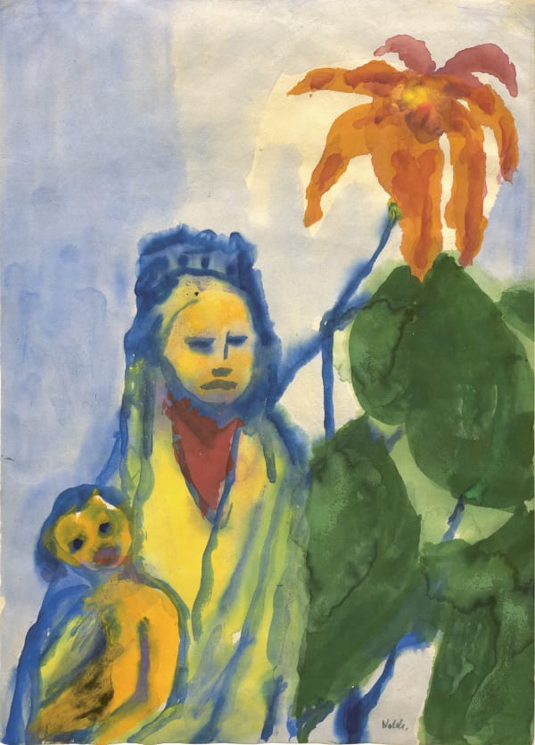 Nolde Aquarell Madonna