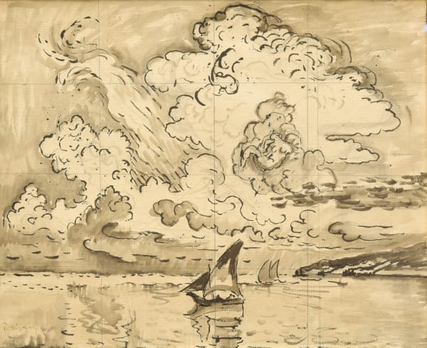 Signac Wolken U Ber Dem Meer Copy