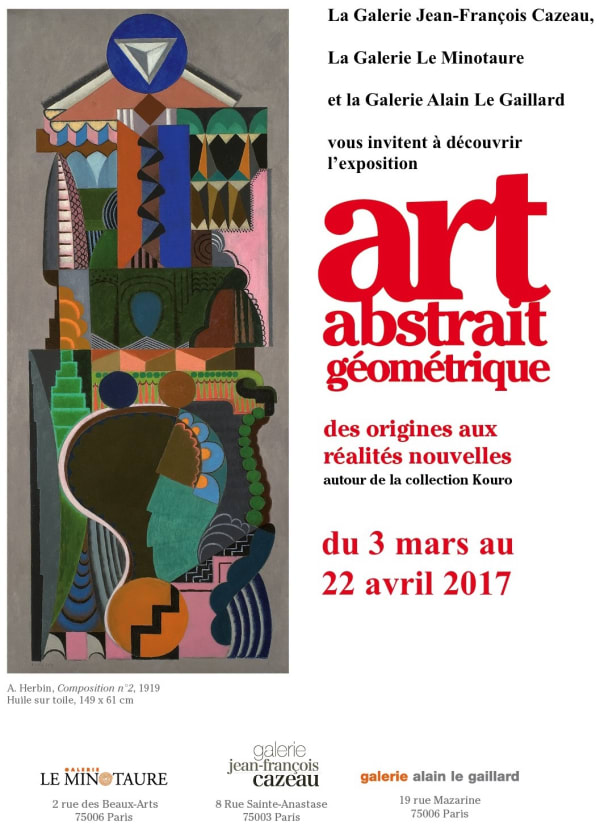 Art Abstrait Géometrique: des origines aux réalitiés nouvelles