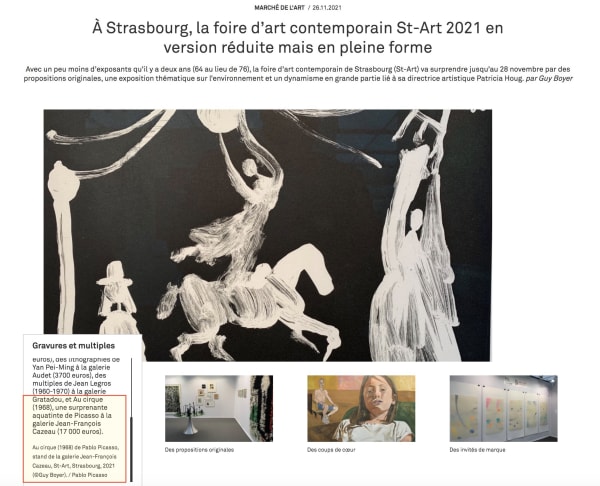 À Strasbourg, la foire d’art contemporain St-Art 2021 en version réduite mais en pleine forme