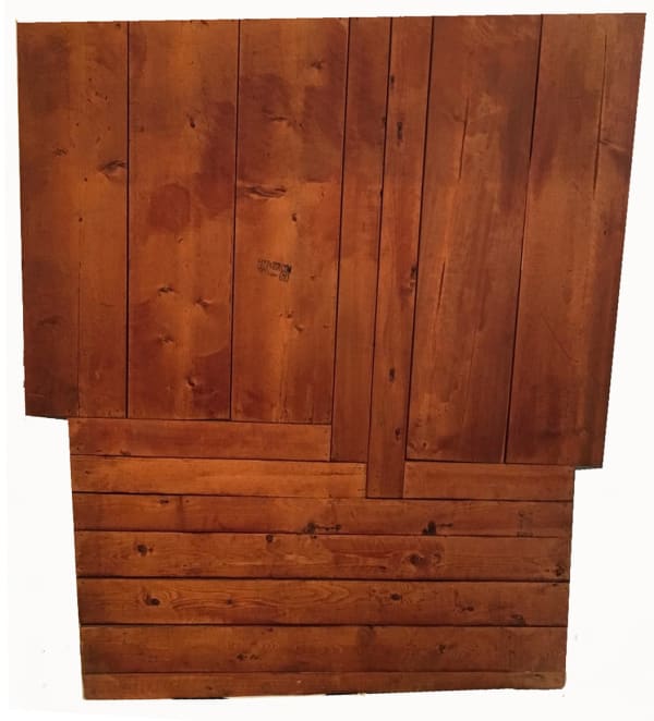 Mildred Thompson Zylo-Probe, c. 1975 Found wood 48.1 x 42.2 x 1.2 inches (122.2 x 107.2 x 3.1 cm) (GL13138)