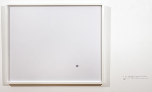 Emily Jacir Material for a Film (detail) (coin), 2007 Digital c-print and wall text 26.75 x 49.6 inches (67.9 x 126 cm) Edition of 7