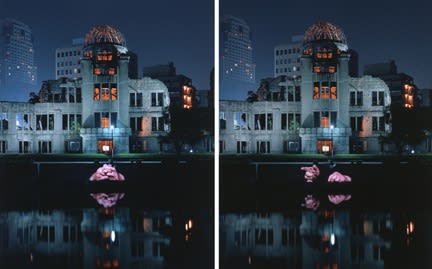 Krzysztof Wodiczko Hiroshima Projection, 1999-2000 Public video projection at the A-Bomb Dome, Hiroshima, Japan