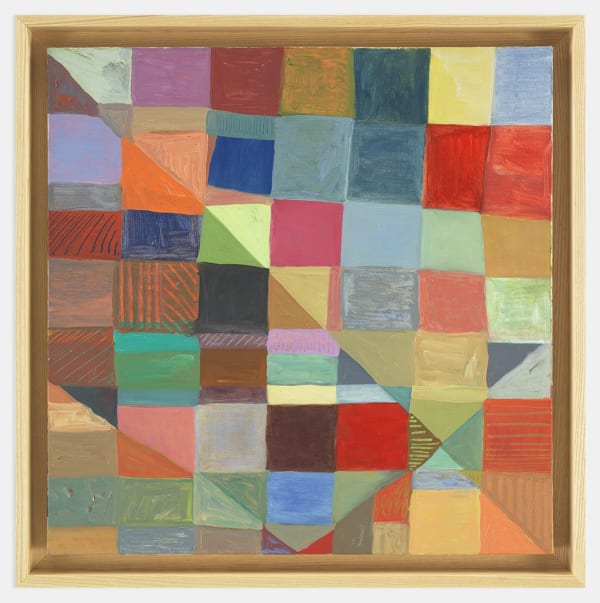 Ficre Ghebreyesus Untitled, c.2002-07 Acrylic on canvas 20 x 20 in (50.8 x 50.8 cm) Framed: 22 ½ x 22 ½ x 1 ¾ in (57.1 x 57.1 x 4.4 cm) (GL13589)