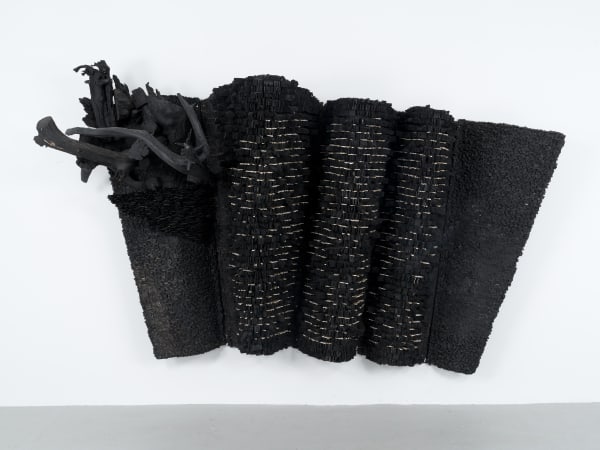 Leonardo Drew Number 58S, 2016 Wood and paint 83 x 113 x 32 inches (210.8 x 287 x 81.3 cm)