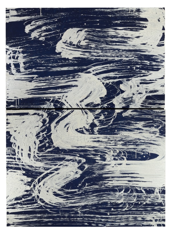 Fabienne Verdier Nuit fluide, 2018 Acrylic and mixed media on canvas 99.2 x 72 inches (252 x 183 cm)