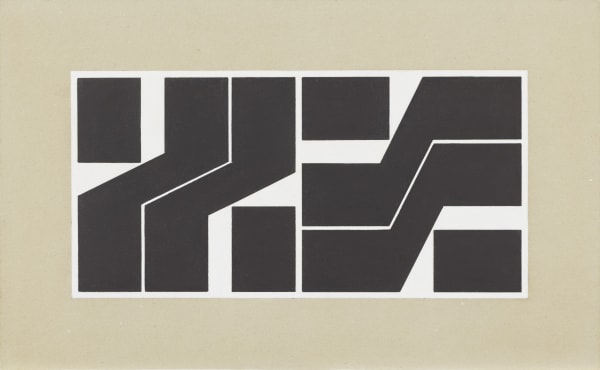 Hélio Oiticica Metaesquema 229, 1958 Gouache on cardboard 10.25 x 16.5 inches (26 x 42.1 cm)