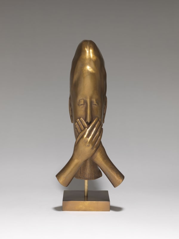 Jaume Plensa Who are You ? III, 2016 Bronze Edition of 8 15 x 6 x 7.9 inches (38 x 15 x 15 cm)