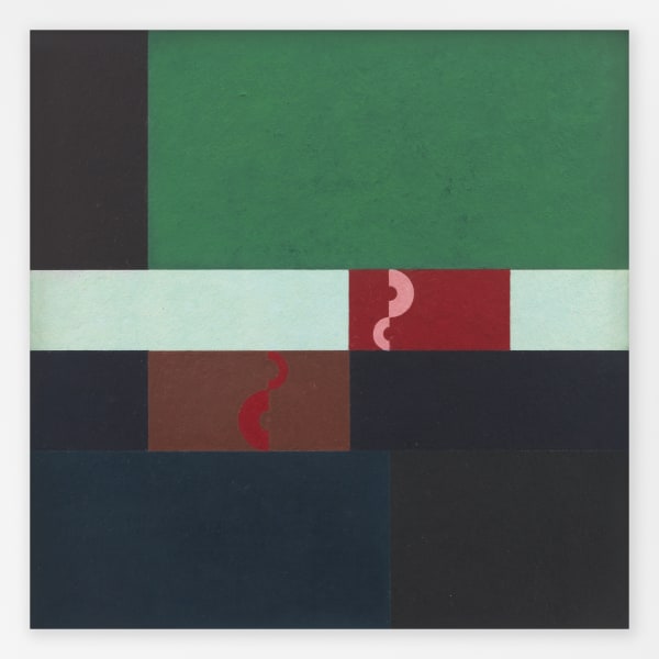 Hélio Oiticica Untitled, 1955 Gouache on board 18.1 x 18.5 inches (46 x 47 cm)