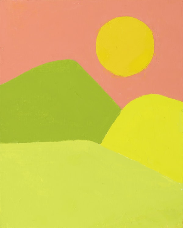 Etel Adnan Untitled, 2017 Oil on canvas 16.7 x 13 inches (41 x 33 cm)