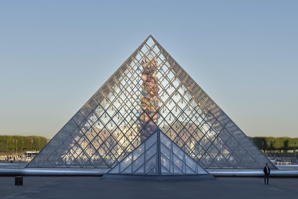 Barthélémy Toguo, The Pillar of the Missing Migrants, Musée du Louvre, Paris, France