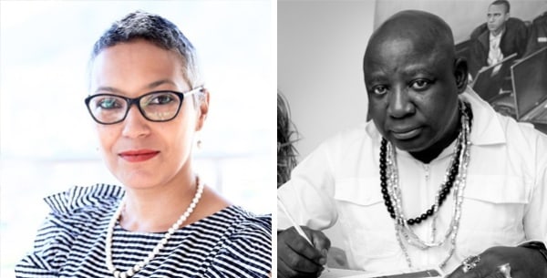 Barthélémy Toguo and Natasha Becker