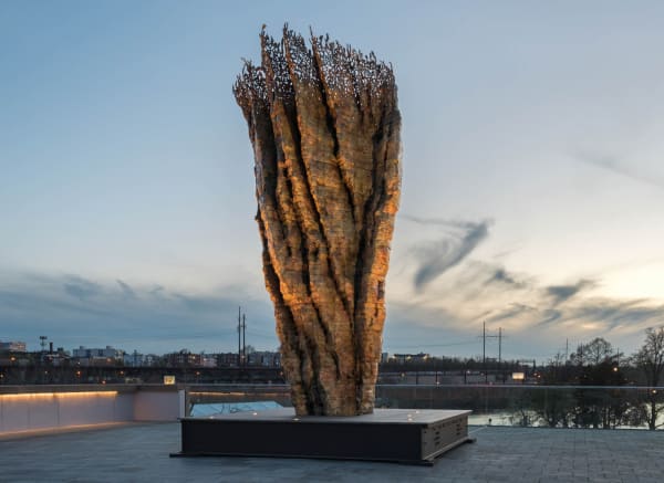 Now on view: Ursula von Rydingsvard, Bronze Bowl with Lace, 2013–14 [cast 2017–18]