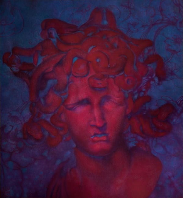 Zhang Yunyao, Floating II, 2020, Pastel on felt, 217 x 200.5 cm. © The artist. Courtesy of the artist and Galerie Marguo. Photo: Mike Derez