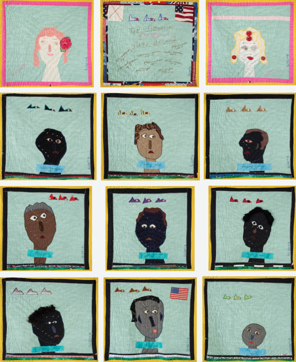 Yvonne Wells Two Accusers, Nine Accused, 2014. Courtesy of the artist, Galerie Marguo and Fort Gansevoort.