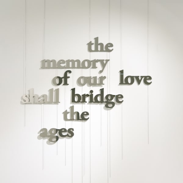 Laurent Pernot, The memory of our love shall bridge the ages, 2021
