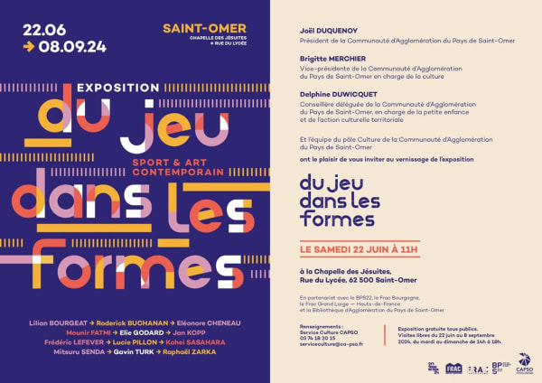 RAPHAËL ZARKA - CHAPELLE DES JÉSUITES, SAINT-OMER