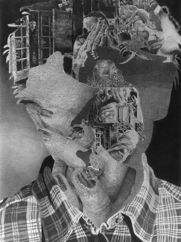 Jérôme Zonder Étude pour un portrait de Pierre-François #41, 2022