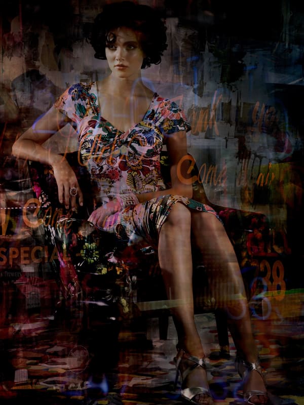 Portrait_of_Scarlett (Modern Royals), 2020 Pigment print back-mounted on Dibond and framed with non reflect glass (non treated UV) 175 x 132 cm Edition of 6 + 2 AP