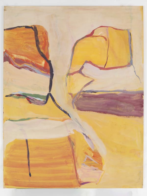 Shirley Jaffe Untitled, 1964-1970 ca. Mixed media on paper 77,5 x 64 x 3,5 cm (30 1/2 x 25 3/16 x 1 3/8 in) framed