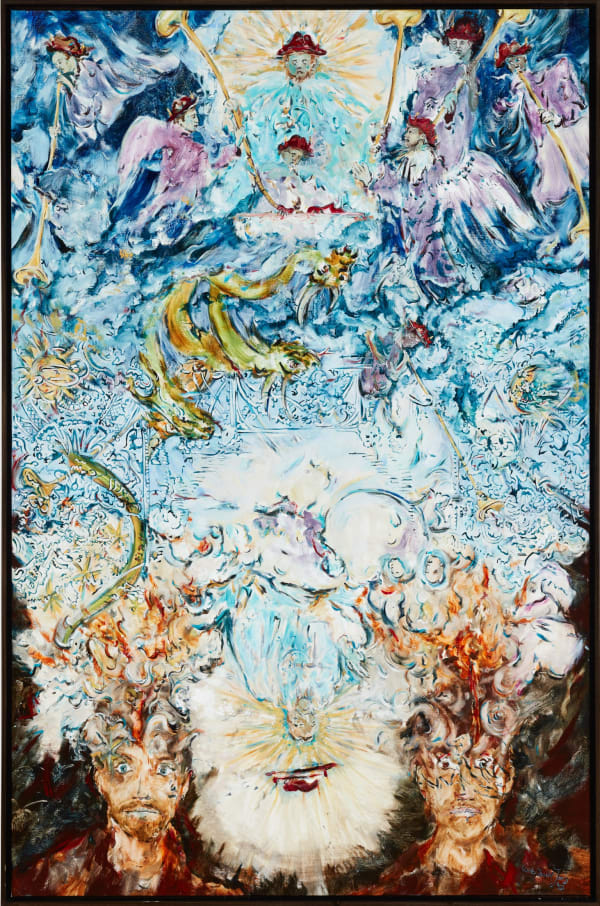 Joris Van De Moortel, The sound of the 7 horns, an apocalypse of many (inspired by A Durer’s serie on the Apocalypse, 1498) , 2023