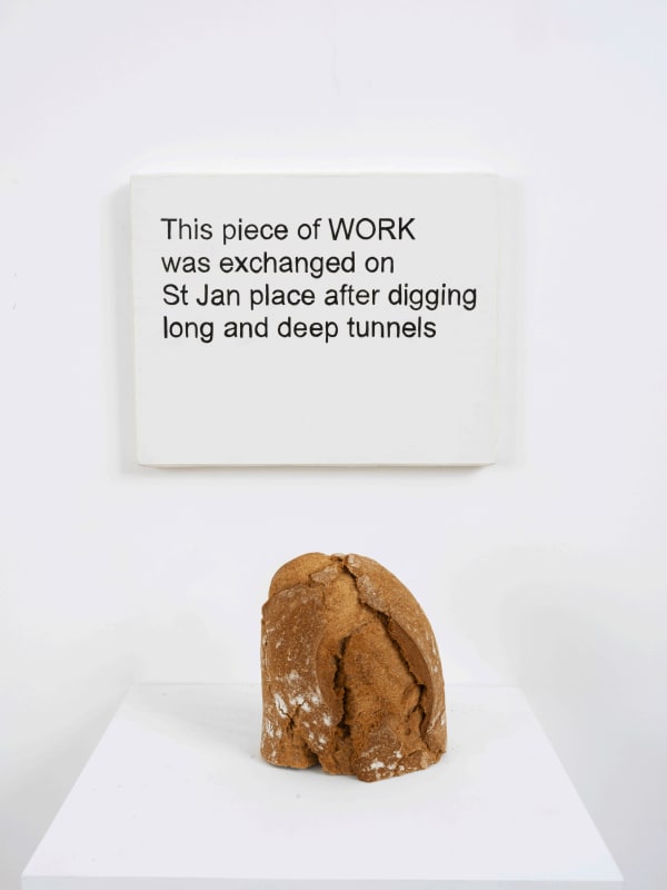 Laure Prouvost, This piece of WORK was exchanged on St Jan place after digging long and deep tunnels, 2019