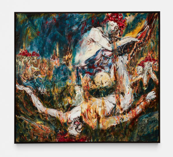 Joris Van De Moortel, vandal; mURysas, drawn in a more spiritual type of sacrifice, 2023