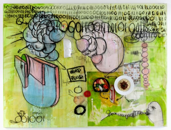 Fabrice Hyber , WORD, FOOD, 2014-2015