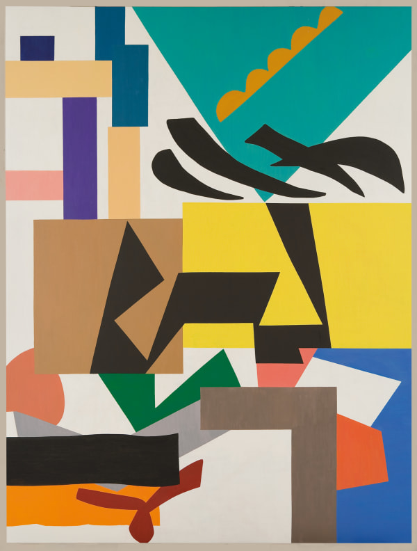 Shirley Jaffe Estate, Intrusive Black, 2008