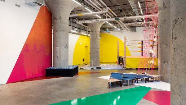 Jessica Stockholder: The Squared Circle: Ringing