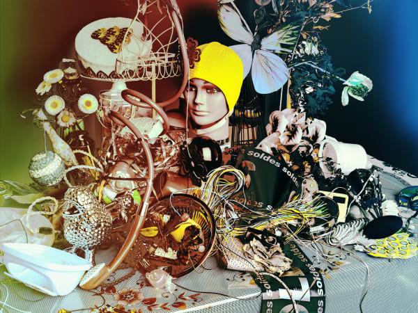 Valérie Belin, Still Life with dish, 2014