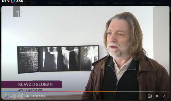 Razstava Peglezen in bič Klavdija Slubana