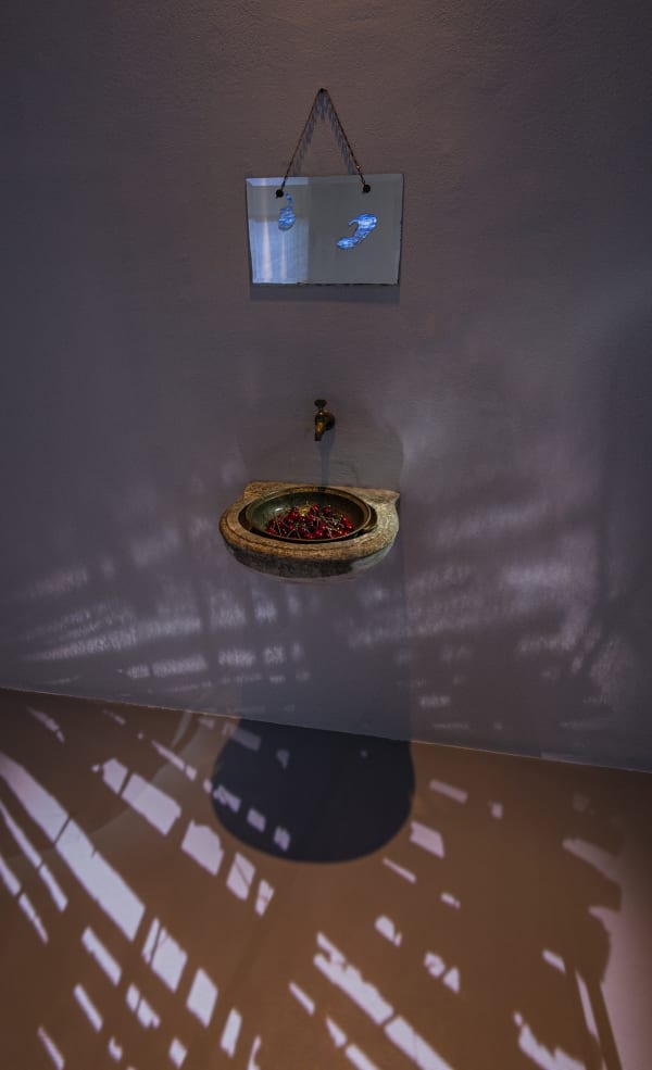 HALE TENGER, “Cherries, waters, mirrors” , 2019