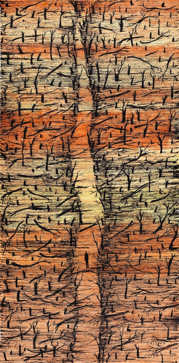 SELÇUK DEMİREL, Forest, Novel and Ash, 2019