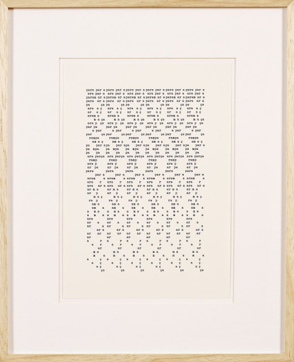 EGE BERENSEL, All in Pieces (Ernst Jandl Variation), 1990 – 2000