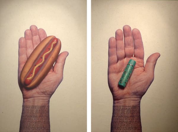 MICHAEL BISHOP, DogHand & Lipsitck , 2014