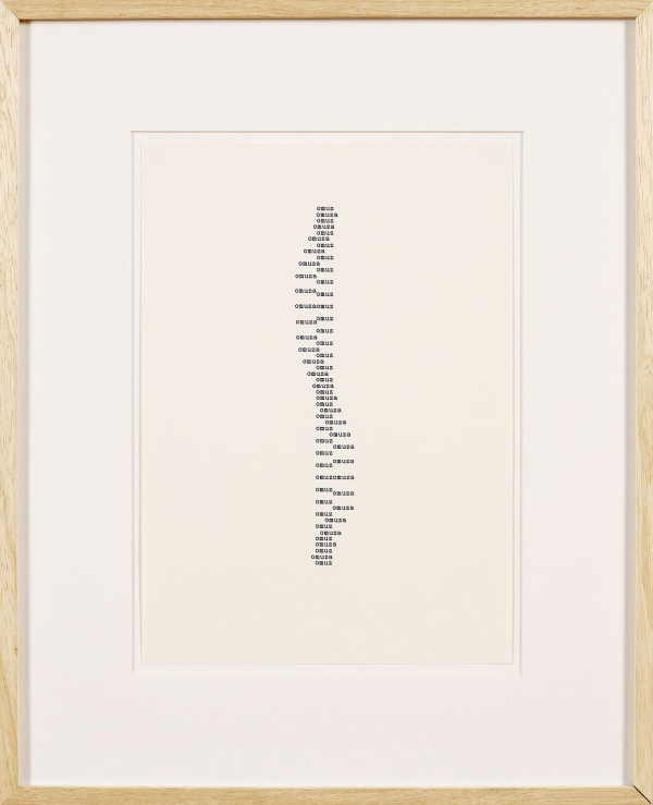 EGE BERENSEL, Shoulder (Ernst Jandl Variation), 1990 – 2000