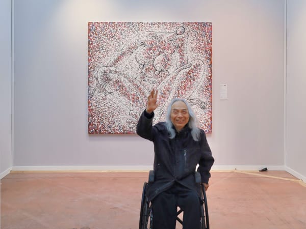 Ma Desheng visits Art Paris.