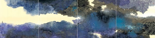 Raymond Fung 馮永基, Breathing (1) 呼吸系列（1）, 2020, 90 x 360 cm