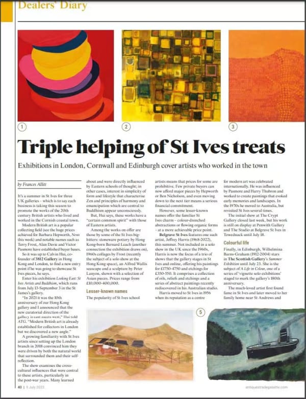 Antiques Trade Gazette | Triple helping of St Ives treats