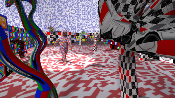 Claudia Hart - Matisse 5 NFT Component, 2021