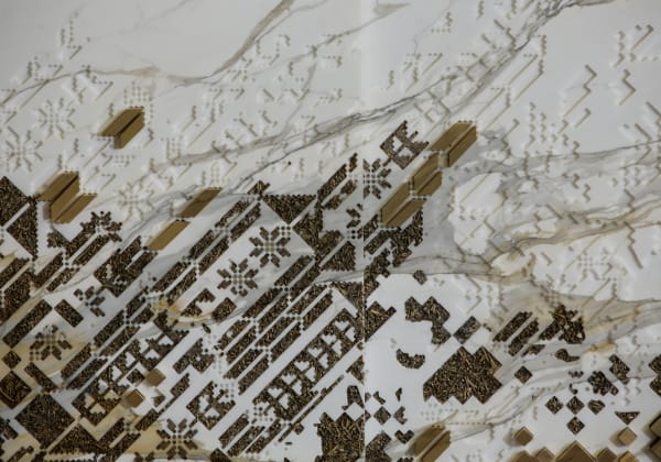 Naqsh Collective - Onyx Shawl Artwork, 2023