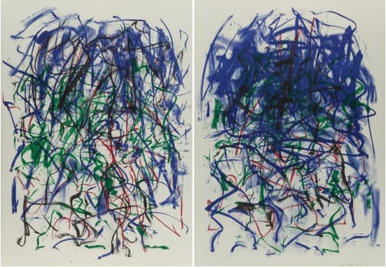 Joan Mitchell - Untitled (Pastel Poem - "Frank O'Hara's Birthday)", 1975