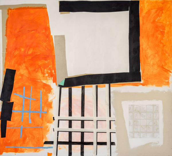 Sandra Blow - Canvas and Collage on Board, c. 1980