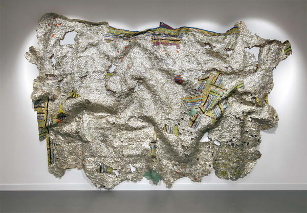 El Anatsui - Breaking News, 2015