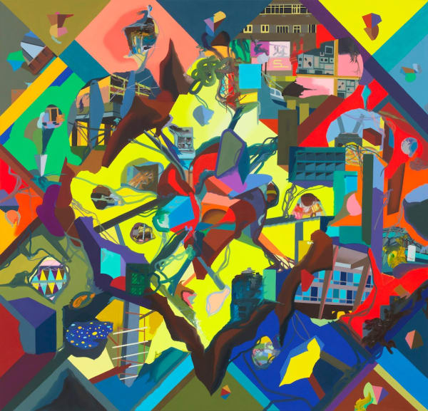 Franz Ackermann - Calcutta Junction, 2016