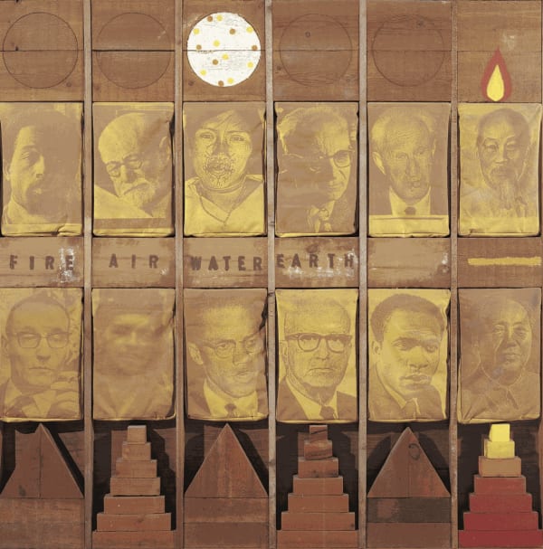 Joe Tilson - Page 16 : Ecology, Air, Earth, Fire, Water, 1969-70