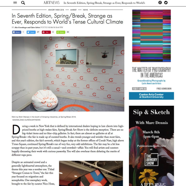 Art News | James Ostrer