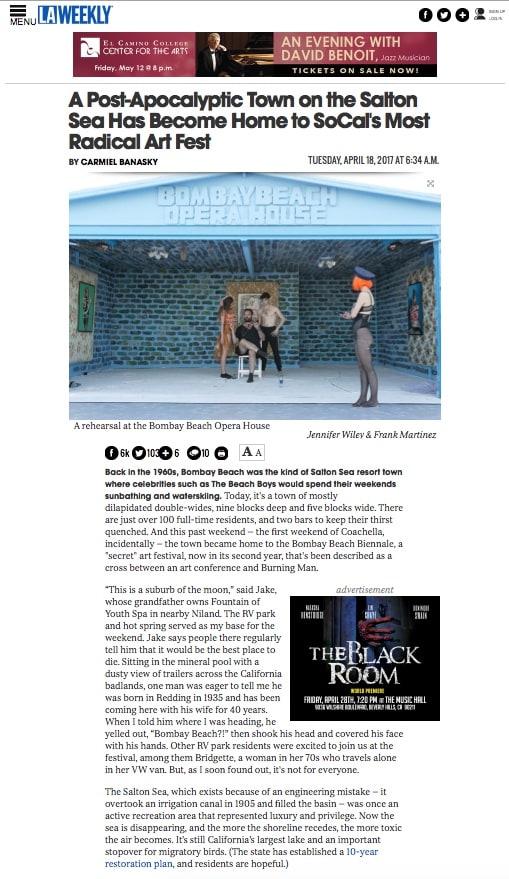 JAMES OSTRER | LA WEEKLY | APRIL 2017