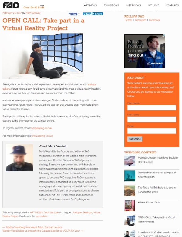 MARK FARID | FAD MAGAZINE | FEBRUARY 2017